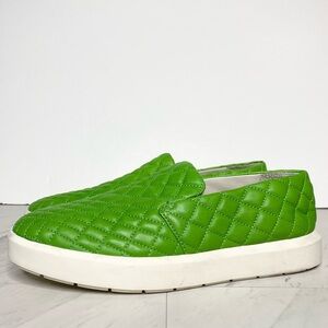 Franco Sarto Prato Green Leather Platform Sneaker 10M